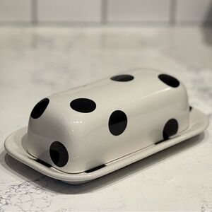 Kate Spade Polka Dot Butter Dish
